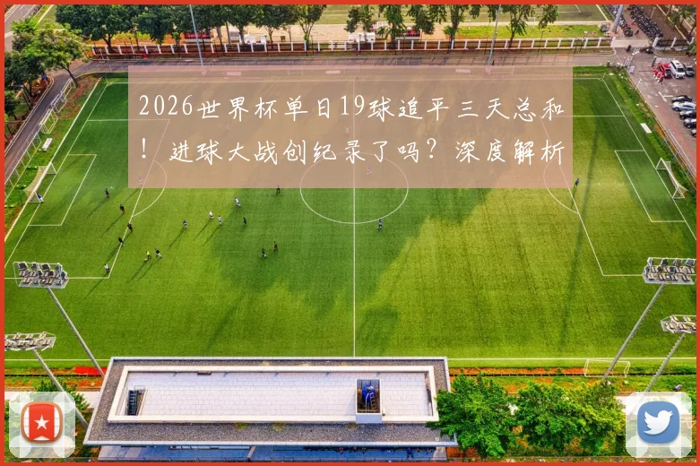 2026世界杯单日19球追平三天总和！进球大战创纪录了吗？深度解析对后续赛程影响